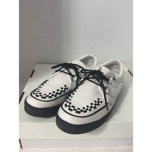 Mens white leather - t.u.k.,
