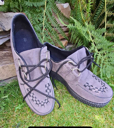 Men grey black suede - men's, grey/black