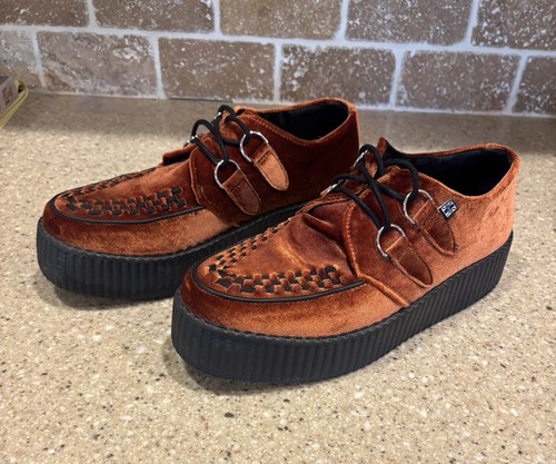 Burnt orange velvet viva - velvet,
