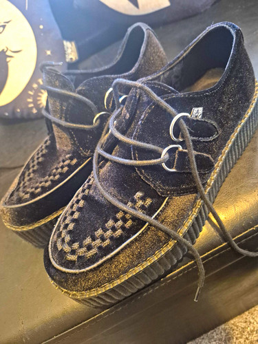 Men s black velvet - black,
