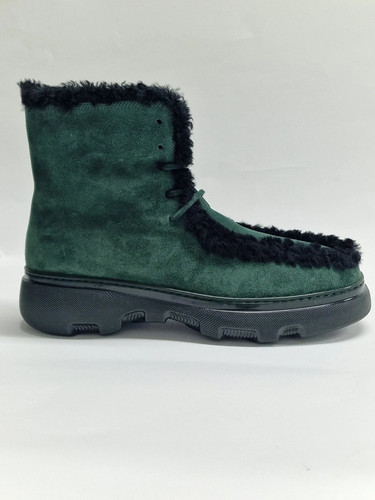 Burberry shearling suede - burberry,