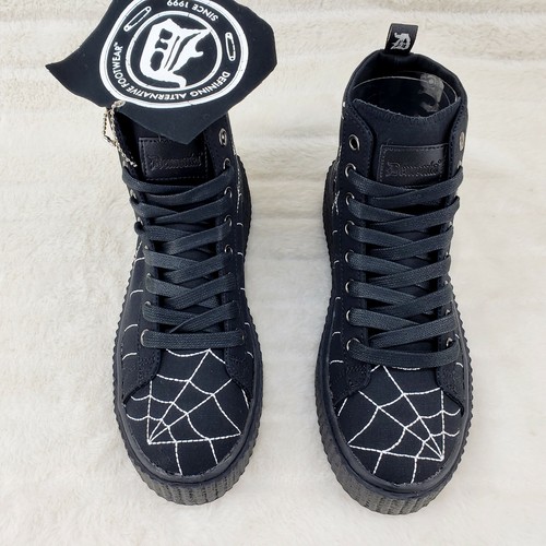 Demonia stitched spider web - demonia,