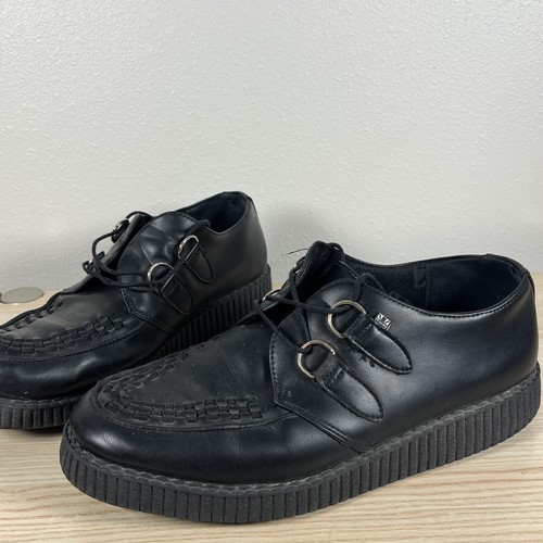 Black faux leather - t.u.k,